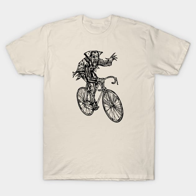 SEEMBO Vampire Cycling Bicycle Bicycling Cyclist Biking Bike T-Shirt by SEEMBO